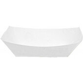 KL200W8 Dixie, 2 Lb Poly Coated Paper Food Tray, White (1,000/case)