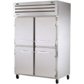 STR2DT-4HS True, 53" 4 Half Door Dual Temperature Reach-In Refrigerator / Freezer, Spec Series