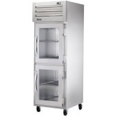 STR1H-2HG True, Full Size Insulated Heated Holding Cabinet, 2 Glass Door, 1.5 kW