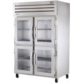 STR2H-4HG True, Full Size Insulated Heated Holding Cabinet, 4 Glass Door, 3 kW