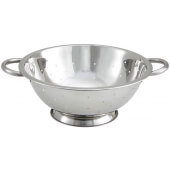 COD-5 Winco, 5 Qt Stainless Steel Colander w/ Base