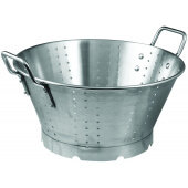 SLO-11 Winco, 11 Qt Heavy Duty Stainless Steel Vegetable Colander w/ Base