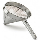 1610 TableCraft, 4 Qt Stainless Steel Coarse Mesh China Cap Strainer