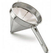 1612 TableCraft, 6 Qt Stainless Steel Coarse Mesh China Cap Strainer