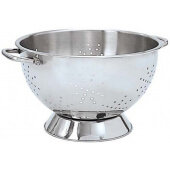 HDC-3 Admiral Craft, 3 Qt Deluxe Stainless Steel Colander w/ Base & Handles