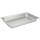 SPF2 Winco, Full Size Stainless Steel Steam Table Pan, 2 1/2" Depth