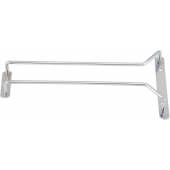 GHC-10 Winco, 10" Single Channel Overhead Wire Glass Rack, Chrome
