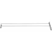 GHC-24 Winco, 24" Single Channel Overhead Wire Glass Rack, Chrome