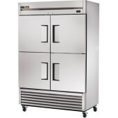 T-49-4-HC True, 54" 4 Solid Half Door Reach-In Refrigerator, T-Series