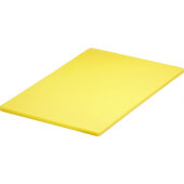 CB1218YA TableCraft, 18" x 12" x 1/2" Polyethylene Cutting Board, Yellow