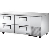 TUC-67D-4-HC True, 67" 4 Drawer Deep Undercounter Refrigerator