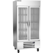 HBF35HC-1-G Beverage-Air, 40" 2 Glass Door Reach-In Freezer, Horizon Series