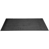 2530-C5 Cactus Mat, 60" x 36" VIP Topdek Junior General Purpose Rubber Floor Mat, Black