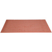 2530-R5 Cactus Mat, 60" x 36" VIP Topdek Junior Heavy Duty Rubber Floor Mat, Red