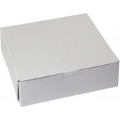 882B-261 BOXit, 8" x 8" x 2 1/2" Solid Kraft Bakery Box, White (250/case)