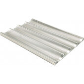 ABPN-4 Winco, 26" x 18" Aluminum Perforated Non-Stick Baguette Pan, 4 Slot