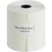 2300-90 National Checking Company, 3" x 90' Carbonless 2-Ply Register Roll (50/case)