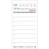 3616WP National Checking Company, 100 Check Medium 1-Part Guest Check Pad, White (50/case)