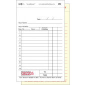 1A-SP National Checking Company, 50 Check Small Carbonless 2-Part Sales Order Pad, White (100/case)