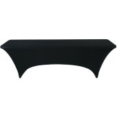 16531 Iceberg Enterprises, 96" x 30" iGear™ Stretch Fabric Table Cover, Black