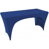 16546 Iceberg Enterprises, 72" x 30" iGear™ Stretch Fabric Table Cover, Blue