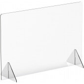 ACSS-4832 Winco, 48" x 32" Countertop Acrylic Safety Shield