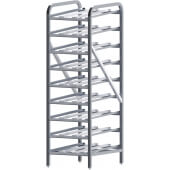 ALCR-9 Winco, Full Size Stationary Aluminum Can Rack,162 Can Capacity