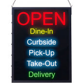 LED-20 Winco, 19" x 24" All-in-One LED Sign