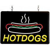 92002 Winco, 20" x 13" LED "Hot Dog" Sign