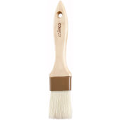 WFB-15 Winco, 1 1/2" Wide Flat Wooden Pastry Brush w/ Boar Hair Bristles