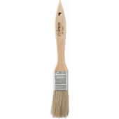 WBR-10 Winco, 1" Wide Flat Wooden Pastry Brush w/ Boar Hair Bristles