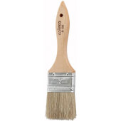 WBR-20 Winco, 2" Wide Flat Wooden Pastry Brush w/ Boar Hair Bristles