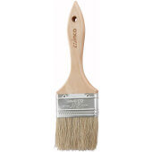WBR-25 Winco, 2 1/2" Wide Flat Wooden Pastry Brush w/ Boar Hair Bristles