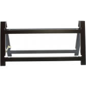 RMG1BK TableCraft, 2-Tier Frostone Collection Wood Display Riser Frame, Black