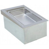 ICP-100 Wells Mfg, Drop-in Ice Cooled Cold Food Well, 1 Pan