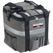 BGCB-1212 Winco, 12" x 12" x 12" WinGo Premium Catering Bag, Gray