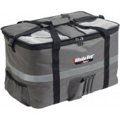 BGCB-2314 Winco, 23" x 15" x 14" WinGo Premium Catering Bag, Gray