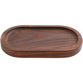 AWB7 American Metalcraft, 7" x 4" x 3/4" Ash Wood Rimmed Serving Board