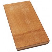 BWB105 American Metalcraft, 10" x 5 3/4" Reversible Carbonized Bamboo Serving Board