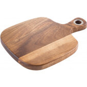 123480 TableCraft, 6" x 5 1/2" Acacia Wood Bread Board