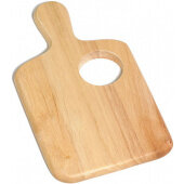 79A TableCraft, 13 1/2" x 7 1/2" Wood Bread Board w/ Ramekin Insert