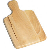 79K TableCraft, 13 1/2" x 7 1/2" Wood Bread Board w/ Knife Slot