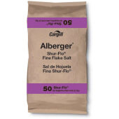100012489 Cargill, 50 Lb Alberger Shur-Flo Fine Flake Salt