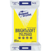 100012424 Diamond Crystal, 50 Lb Bright & Soft Water Softening Salt Pellets
