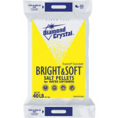 100012407 Diamond Crystal, 40 Lb Bright & Soft Water Softening Salt Pellets
