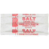 14003 DYMA Brands, 0.75g Packet Brand Fluted Salt Portion Packets (3,000/case)