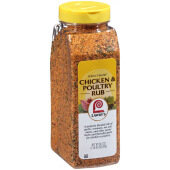 900486102 Lawry's by McCormick, 24 oz Perfect Blend Chicken & Poultry Rub Seasoning (6/case)
