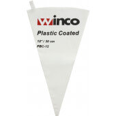 PBC-12 Winco, 12" Cotton Pastry Bag w/ Plastic Coating