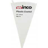 PBC-14 Winco, 14" Cotton Pastry Bag w/ Plastic Coating