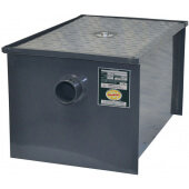 GT-20-X John Boos, 20 Lb Carbon Steel Grease Interceptor, 10 GPM